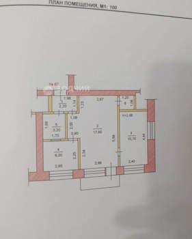 2-к квартира, вторичка, 41м2, 4/4 этаж
