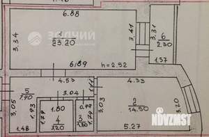 1-к квартира, вторичка, 50м2, 1/10 этаж