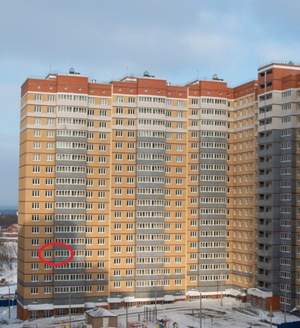 1-к квартира, вторичка, 38м2, 4/17 этаж