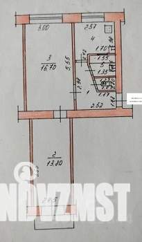 2-к квартира, вторичка, 46м2, 3/5 этаж