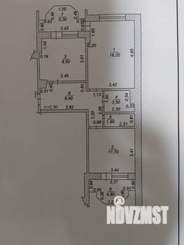 2-к квартира, вторичка, 62м2, 2/9 этаж