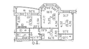 2-к квартира, вторичка, 85м2, 6/9 этаж