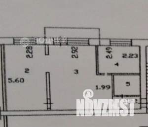 2-к квартира, вторичка, 43м2, 3/5 этаж