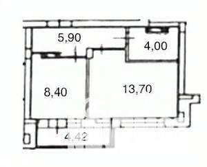 1-к квартира, вторичка, 36м2, 5/16 этаж