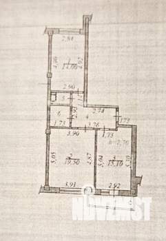 2-к квартира, вторичка, 60м2, 9/9 этаж