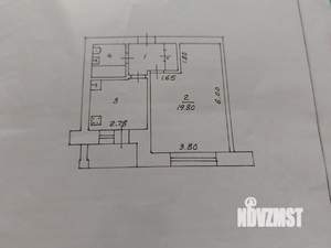 1-к квартира, вторичка, 37м2, 1/5 этаж