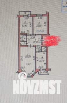 3-к квартира, вторичка, 81м2, 2/5 этаж