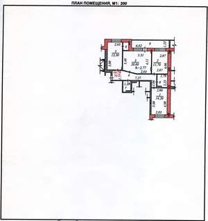 3-к квартира, сданный дом, 89м2, 6/10 этаж