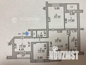 4-к квартира, вторичка, 121м2, 1/5 этаж