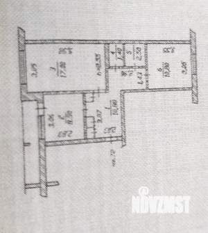 2-к квартира, вторичка, 57м2, 4/5 этаж