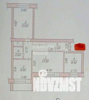 3-к квартира, вторичка, 70м2, 2/10 этаж