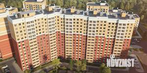 1-к квартира, строящийся дом, 34м2, 10/15 этаж