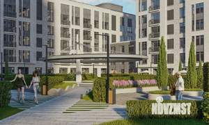 1-к квартира, строящийся дом, 54м2, 1/16 этаж