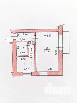 1-к квартира, вторичка, 31м2, 5/5 этаж