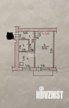 1-к квартира, вторичка, 30м2, 4/5 этаж