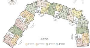 2-к квартира, вторичка, 66м2, 3/8 этаж