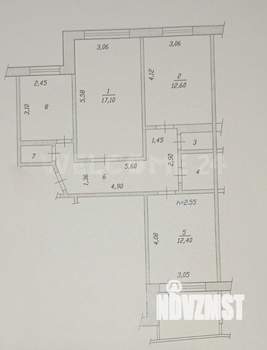 3-к квартира, вторичка, 65м2, 4/9 этаж