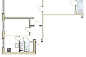 3-к квартира, вторичка, 65м2, 1/10 этаж