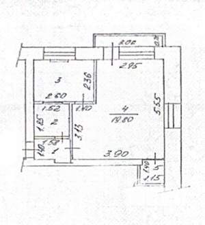 1-к квартира, вторичка, 33м2, 3/4 этаж