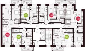 2-к квартира, вторичка, 69м2, 6/16 этаж