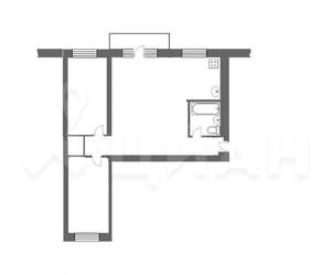 3-к квартира, вторичка, 57м2, 3/5 этаж