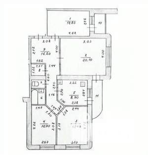 4-к квартира, вторичка, 89м2, 10/18 этаж