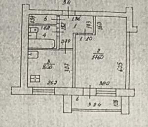 1-к квартира, вторичка, 34м2, 3/5 этаж