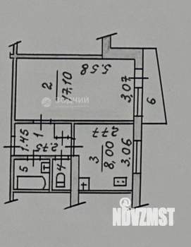 1-к квартира, вторичка, 33м2, 9/9 этаж