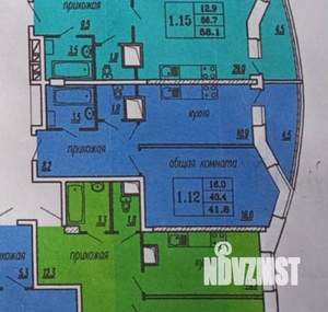 1-к квартира, вторичка, 42м2, 15/20 этаж