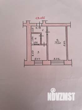 1-к квартира, вторичка, 30м2, 1/5 этаж