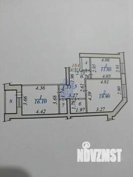 2-к квартира, вторичка, 65м2, 4/9 этаж