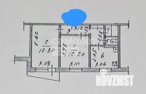 2-к квартира, вторичка, 52м2, 5/9 этаж