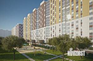 2-к квартира, строящийся дом, 65м2, 12/16 этаж