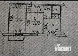 2-к квартира, вторичка, 54м2, 2/9 этаж