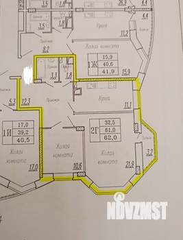 2-к квартира, вторичка, 62м2, 3/20 этаж